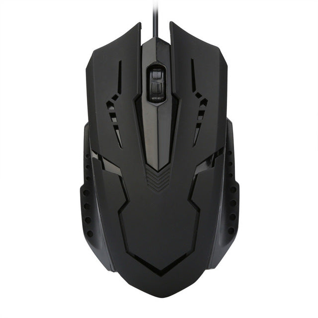 Computer Mouse Design 1200 DPI USB Wired Mouse Optical Gaming Mice Mouse for Laptop PC Computer Desktop